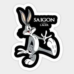 saigon lager bunny Sticker